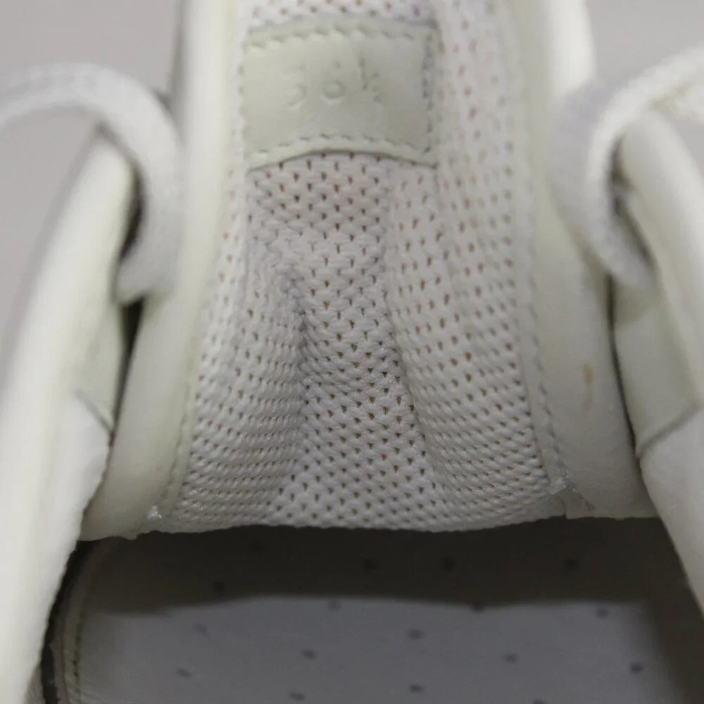 Bottega Veneta Intrecciato White Leather Low Profile Sneaker Size 36.5 (US 6.5)